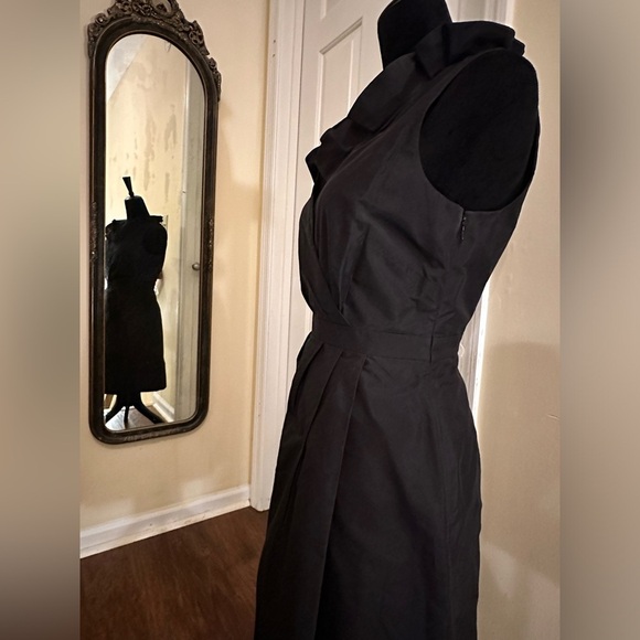 JCREW ✨ Blakely silk sexy chic ruffle front cocktail dress - Picture 3 of 6